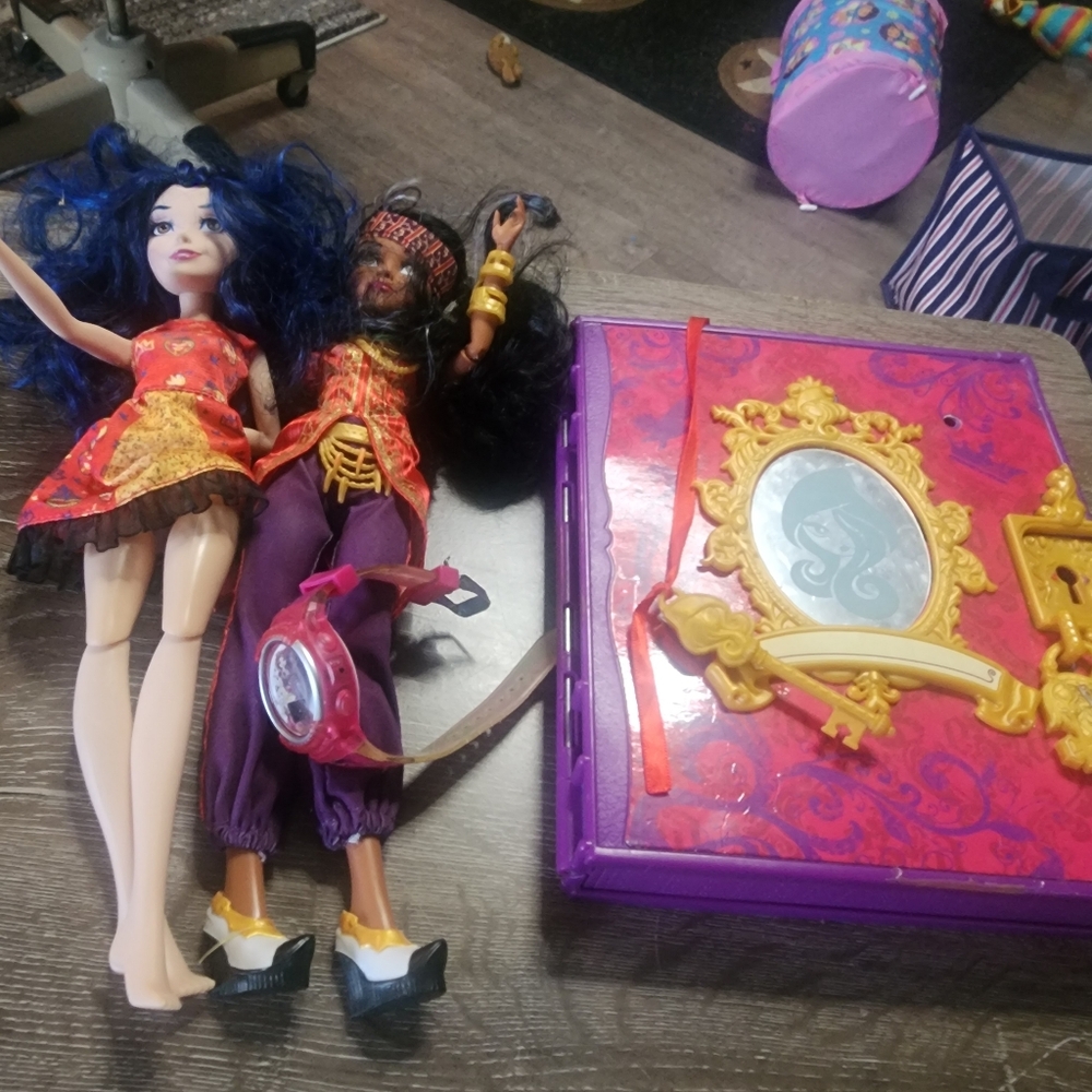 Everafter Dolls Notebook And Furniture